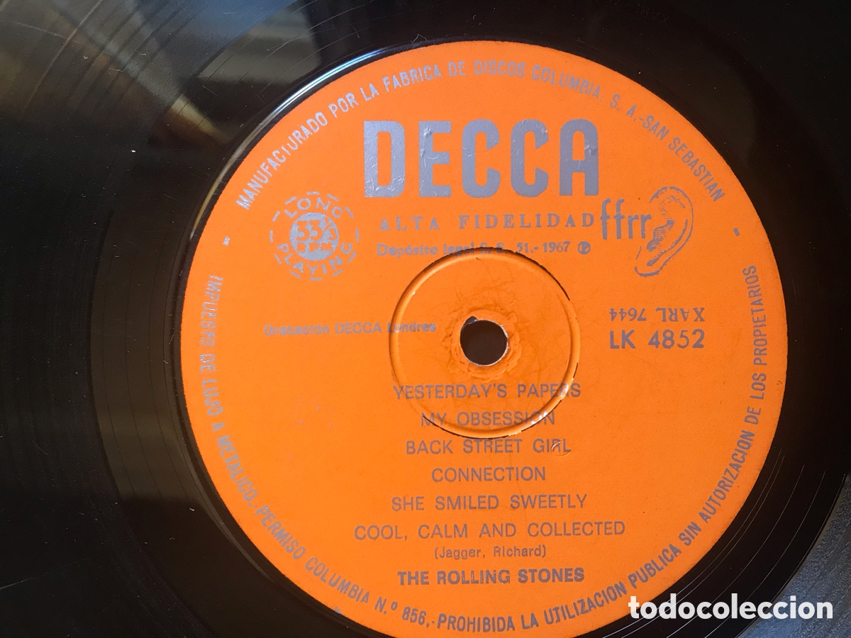 Discos de vinilo: Between the buttons. LK 4852. Espa&ntilde;a - Foto 3