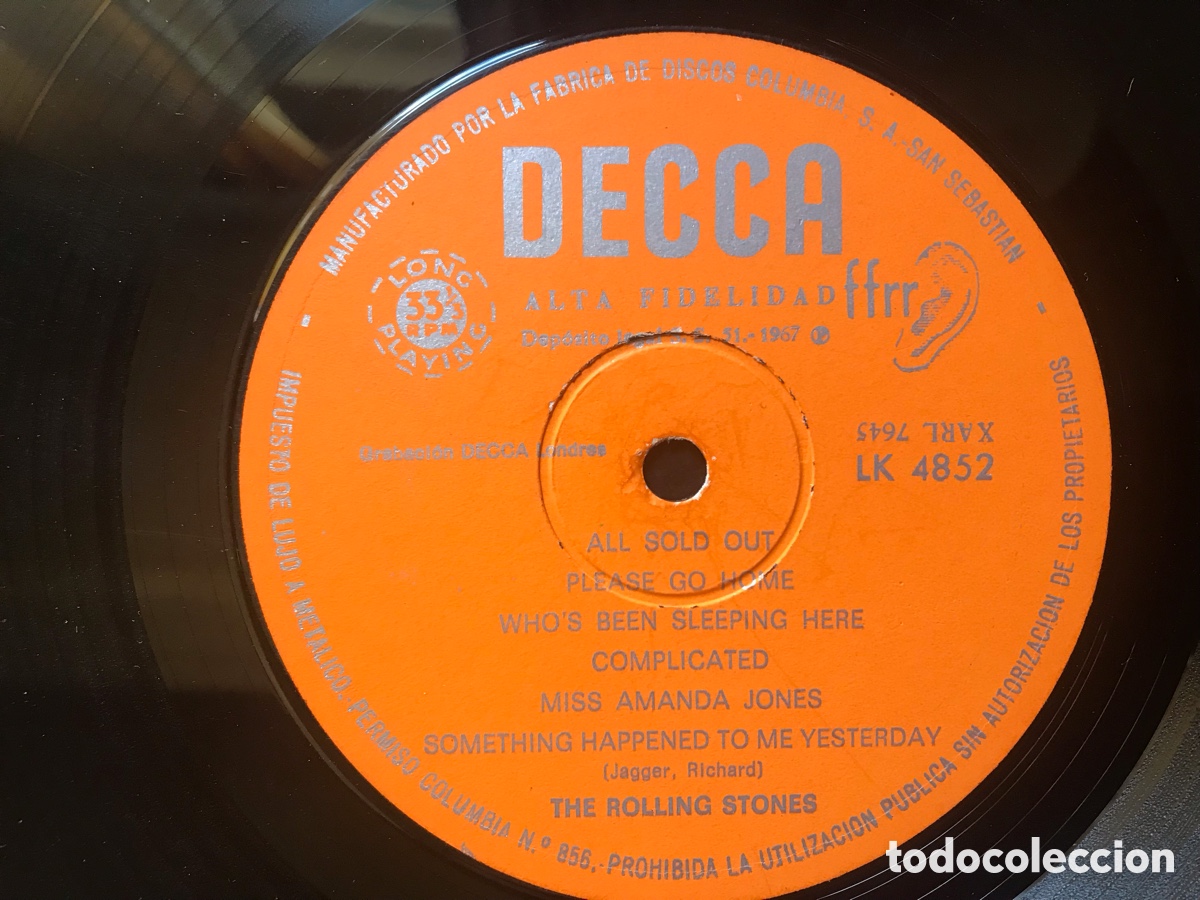 Discos de vinilo: Between the buttons. LK 4852. Espa&ntilde;a - Foto 4