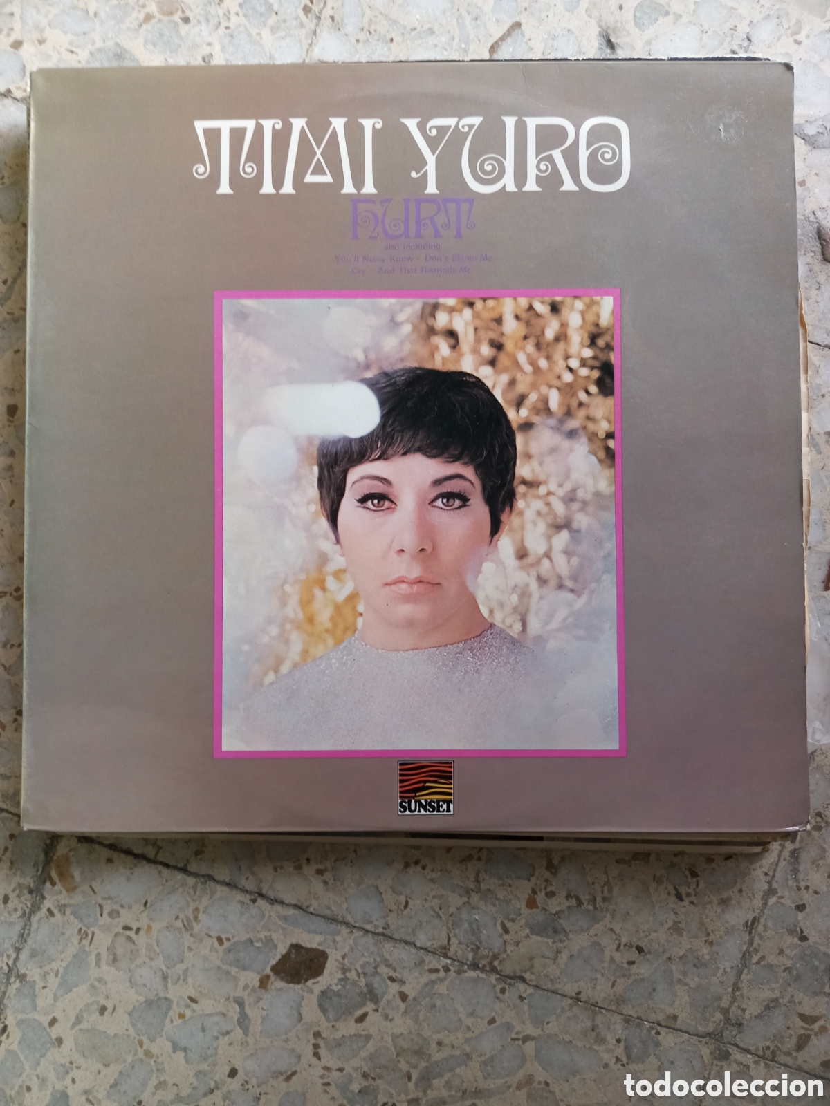 Discos de vinilo: LP TIMI YURO HURT 1961 - Foto 1