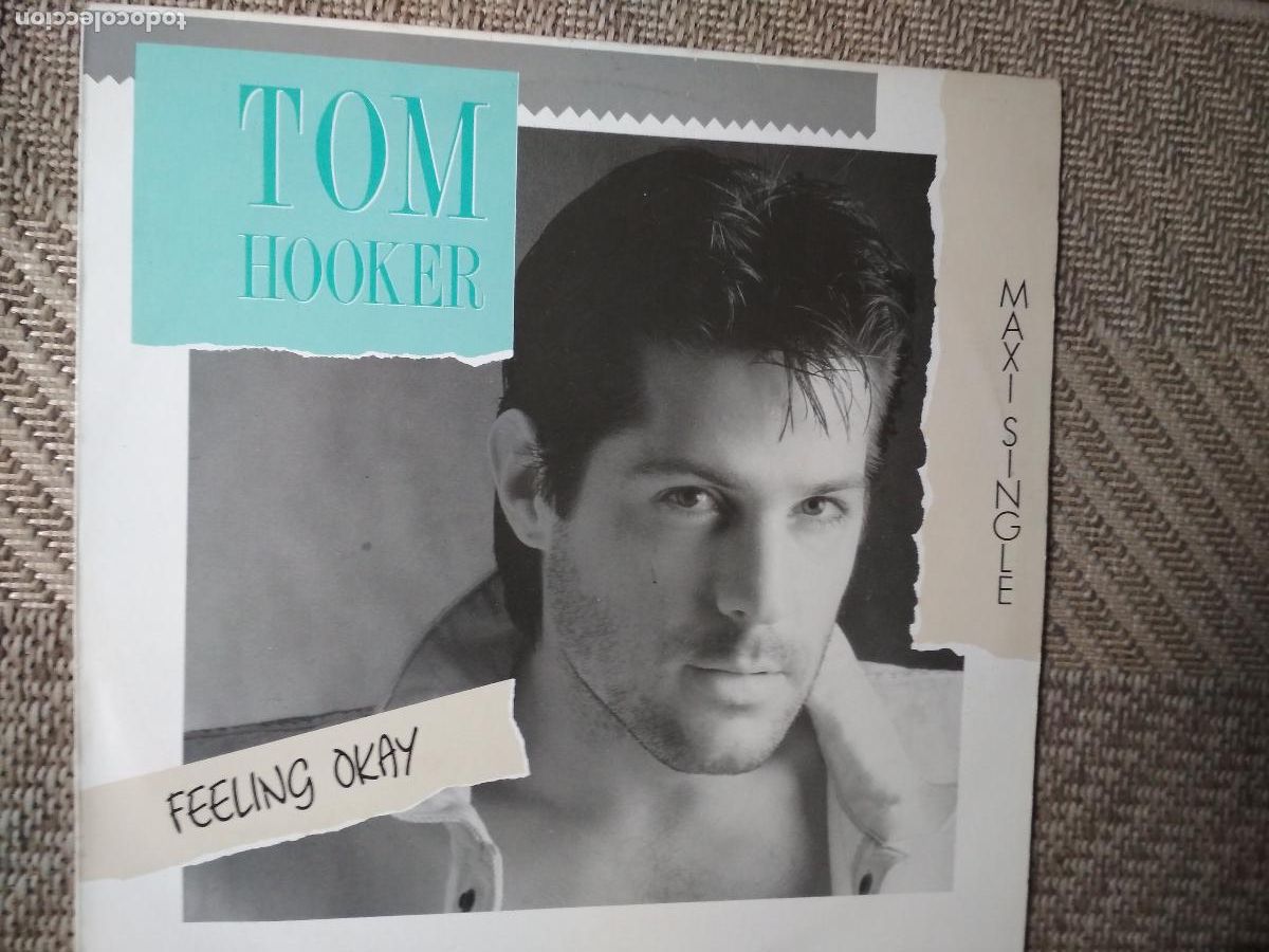 Discos de vinilo: Tom Hooker &lrm;&ndash; Feeling Okay 1988 ed espa&ntilde;ola - Foto 5