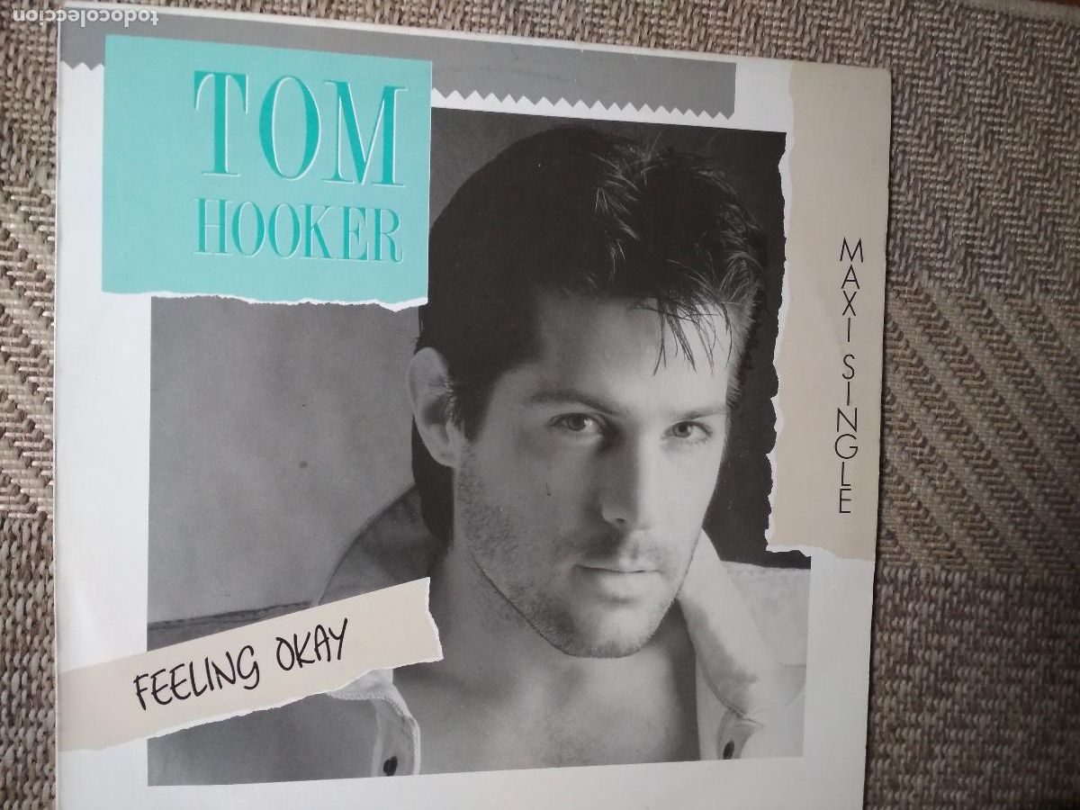 Discos de vinilo: Tom Hooker &lrm;&ndash; Feeling Okay 1988 ed espa&ntilde;ola - Foto 6
