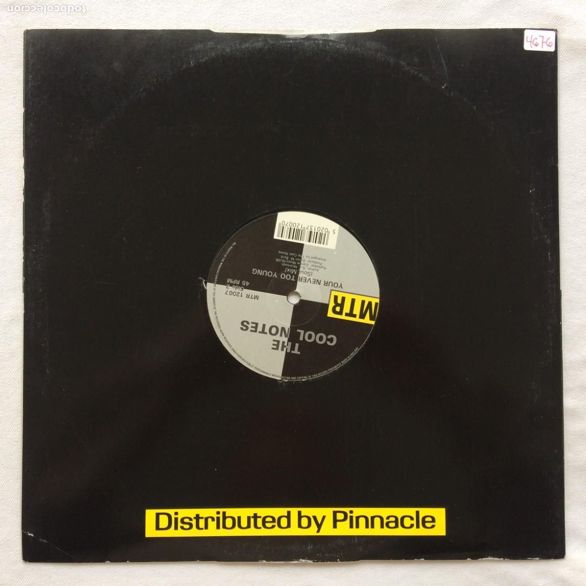 Discos de vinilo: The Cool Notes &ndash; Your Never Too Young UK 1990 MTR Maxi - Foto 2
