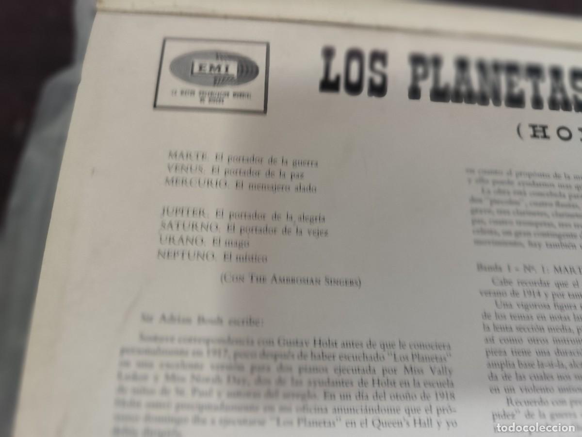 Discos de vinilo: THE PLANETS / BOULT / / R12 / EMI - Foto 4