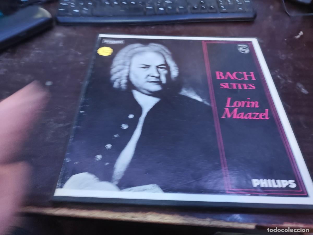 Discos de vinilo: BACH SUITES / BACH / LORIN MAAZEL / R6 / PHILIPS - Foto 2
