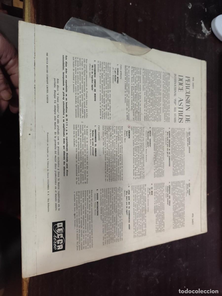 Discos de vinilo: PERCUSION DE DOCE ASTROS / / / DESPR10 / DECCA - Foto 4