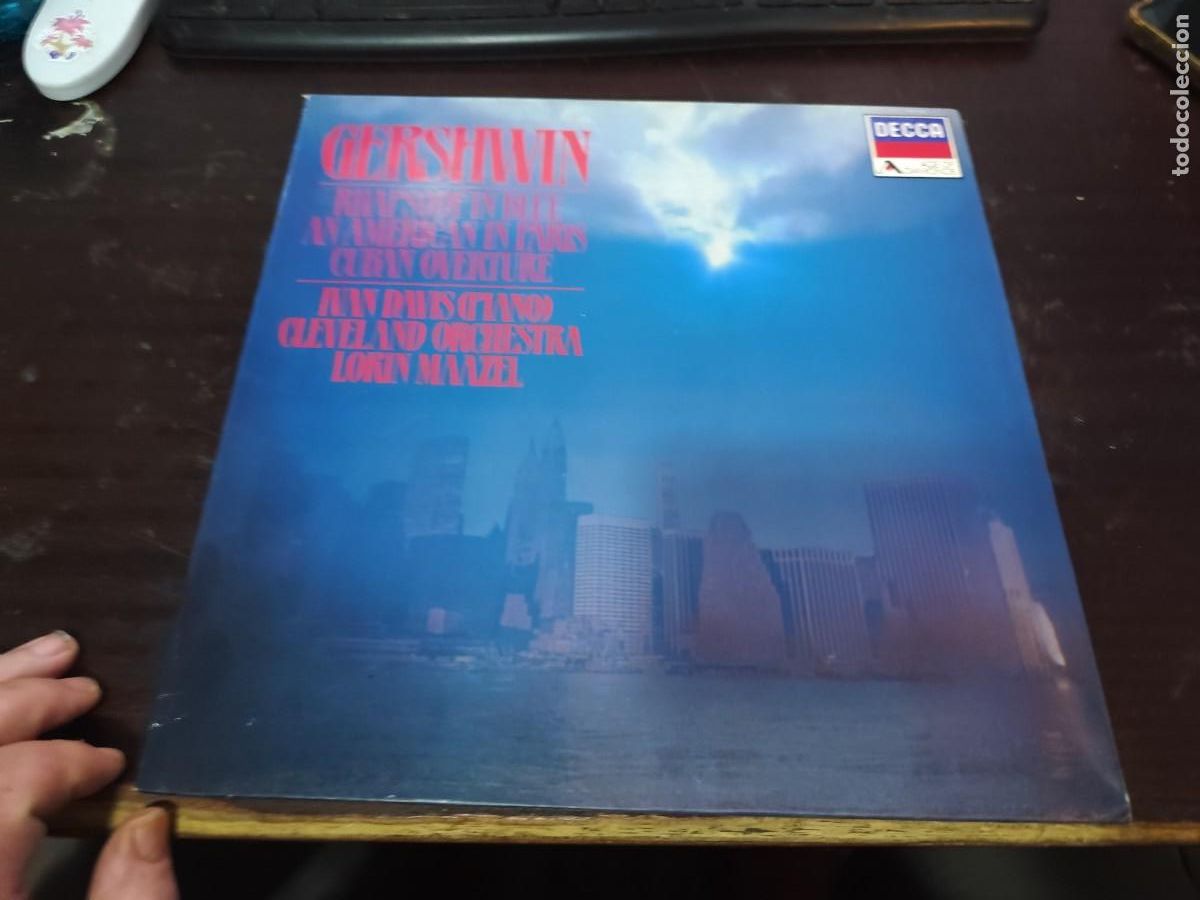 Dischi in vinile: RHAPSODY IN BLUE / GERSHWIN / LORIN MAAZEL / DESPR10 / DECCA