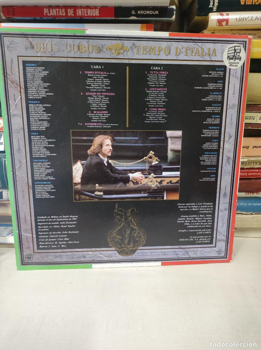 Discos de vinilo: Luis Cobos &ndash; Tempo DItalia - Foto 2