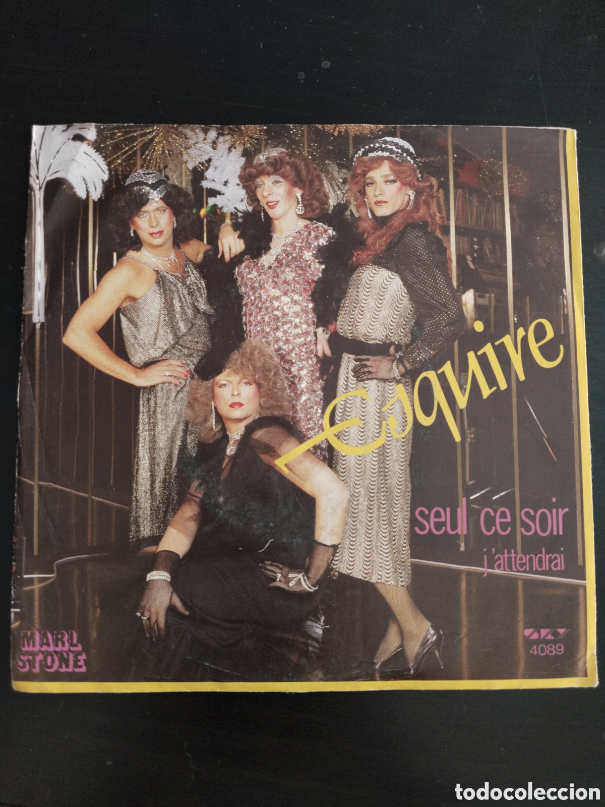 Discos de vinilo: Esquire &nbsp;&ndash;&nbsp;Seul Ce Soir, vinilo 7&rdquo; 1984 - Foto 2