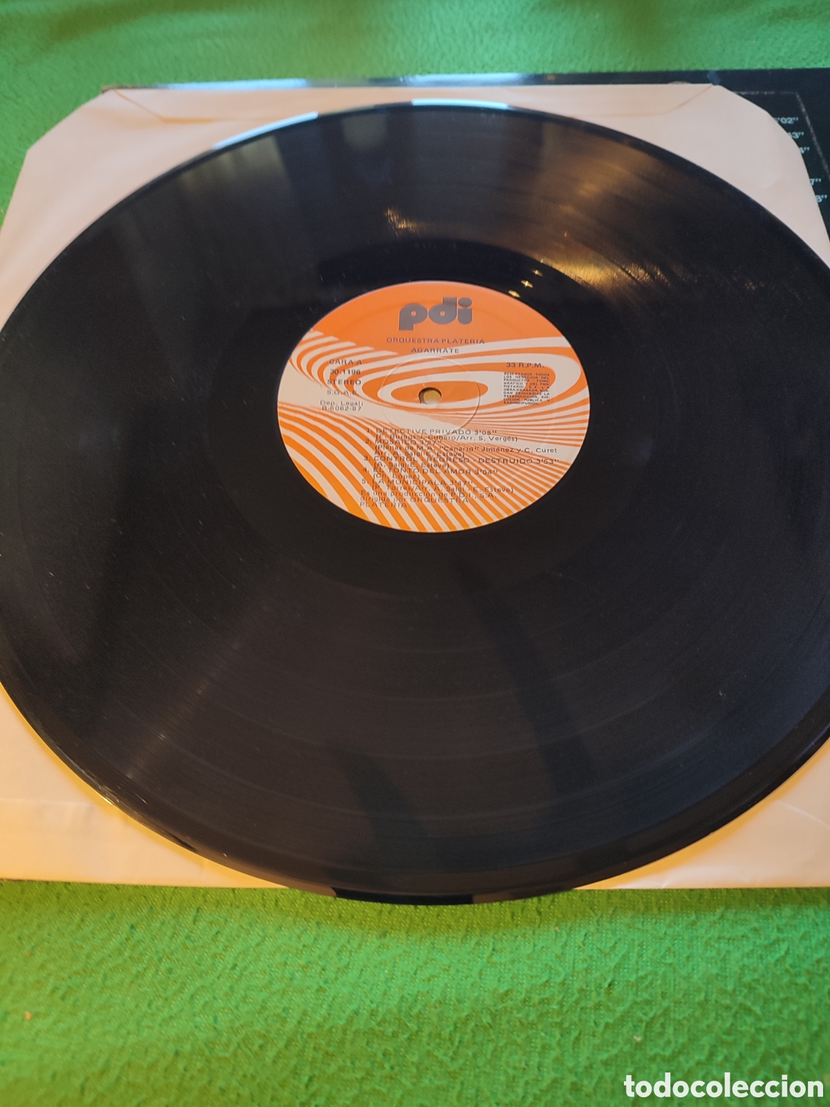 Discos de vinilo: Orquestra Plater&iacute;a - Agarrate Vinilo Lp - Foto 3