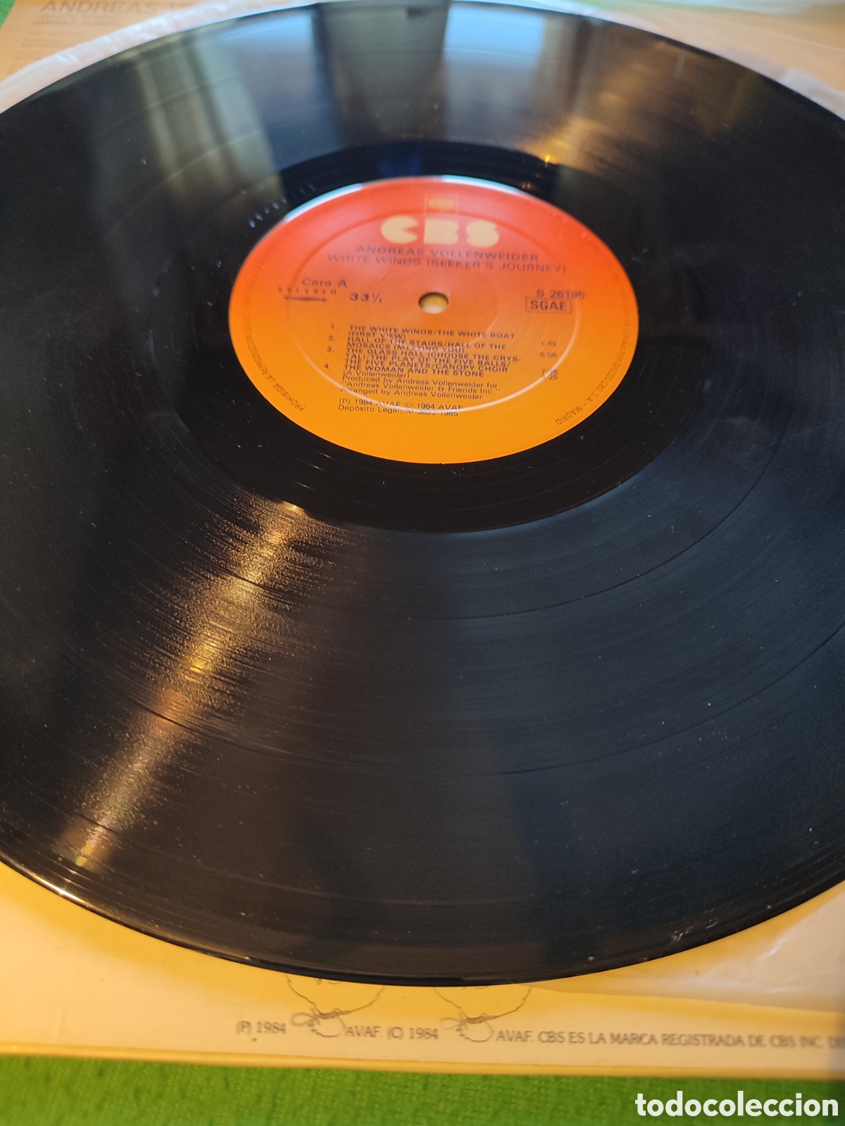 Discos de vinilo: Andreas Vollenweider - White winds - Foto 3