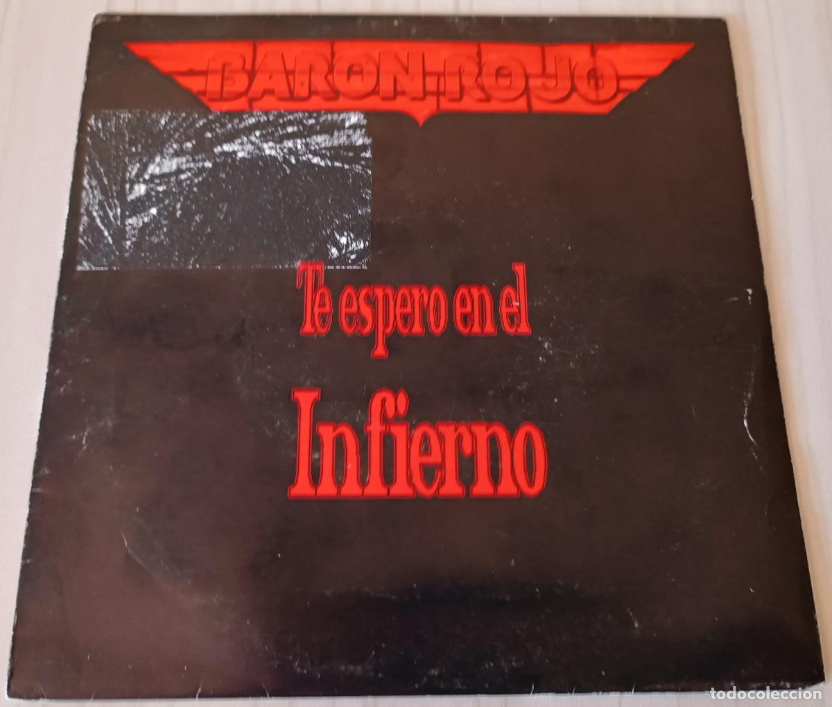 Discos de vinilo: BARON ROJO - TE ESPERO EN EL INFIERNO AVISPA - 1992 - Foto 1