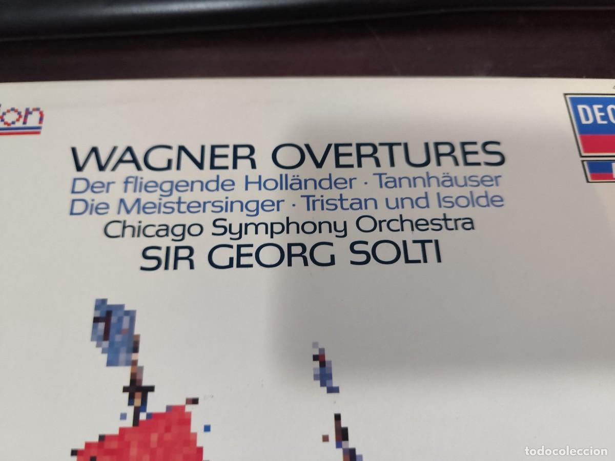 Discos de vinilo: WAGNER OVERTURES / SOLTI / / DESPR10 / DECCA - Foto 2