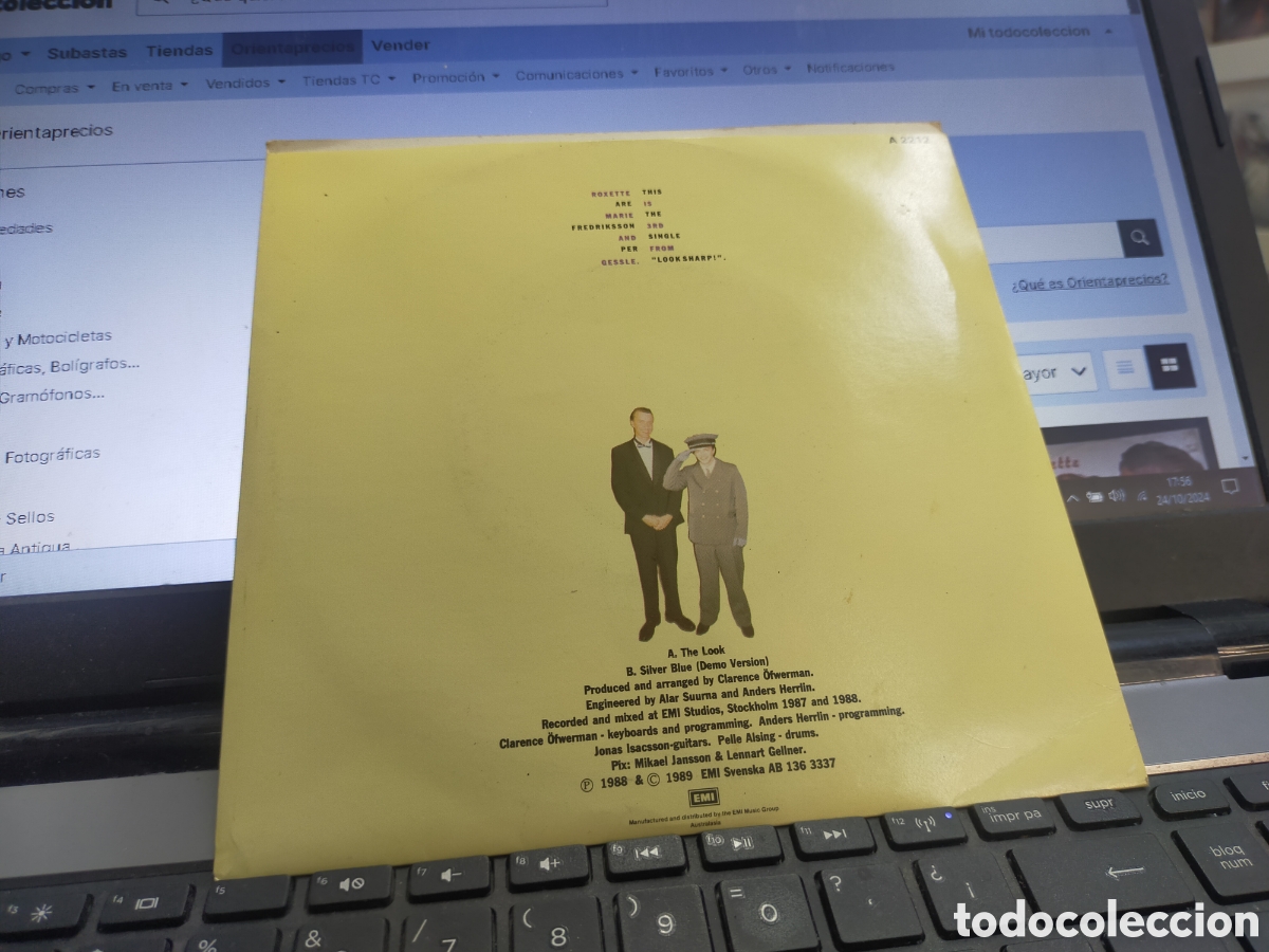 Discos de vinilo: Roxette single the look Australia 1989 - Foto 2