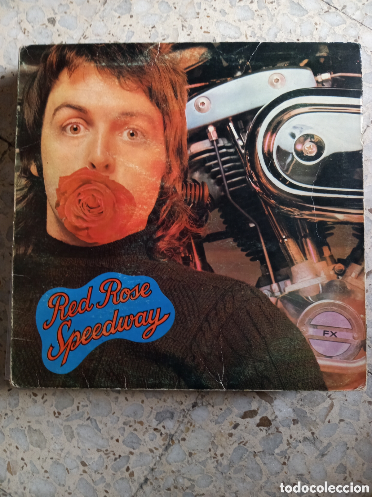 Disques de vinyle: LP WINGS RED ROSE SPEEDWAY ESPA&Ntilde;A 1973 PORTADA DOBLE CON FOLLETO CENTRAL