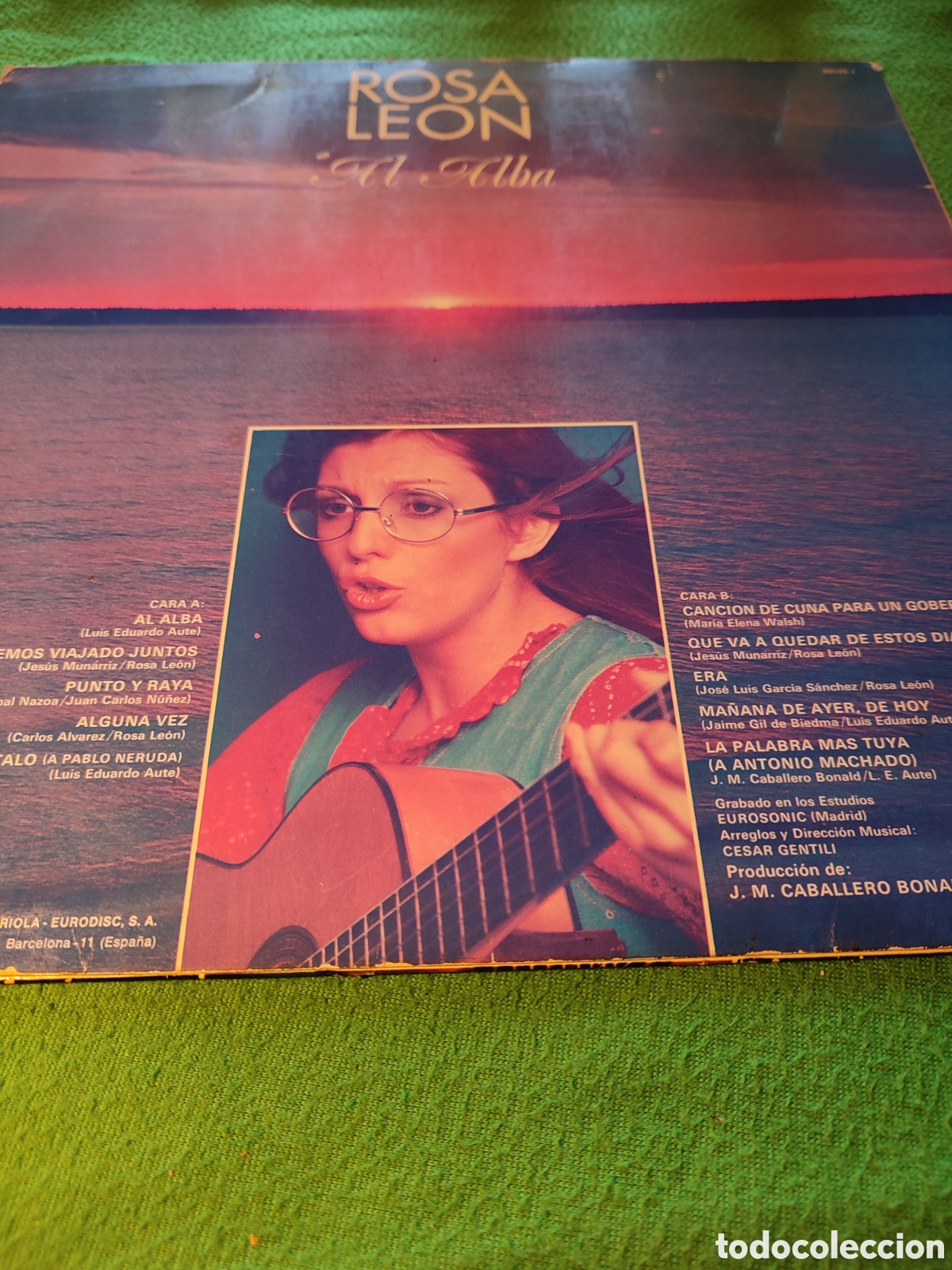 Discos de vinilo: Rosa Le&oacute;n - Al alba Vinilo Lp - Foto 2