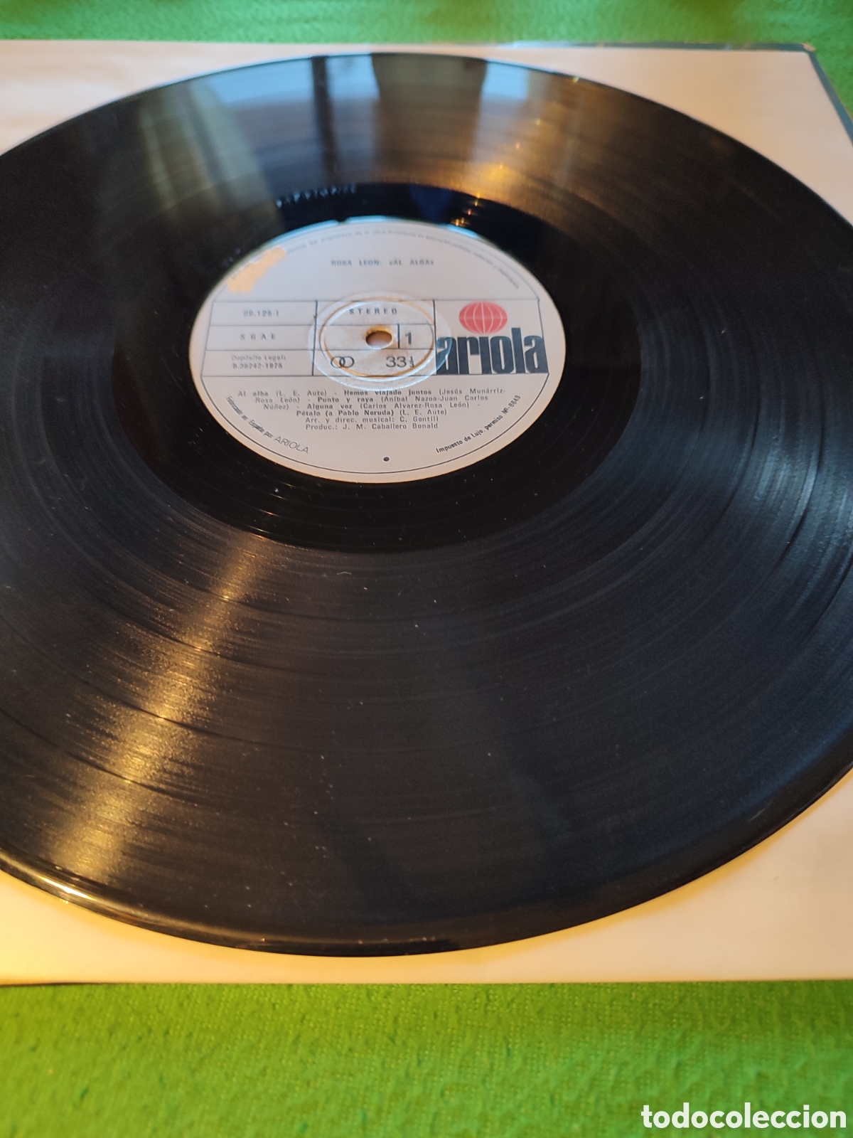 Discos de vinilo: Rosa Le&oacute;n - Al alba Vinilo Lp - Foto 3