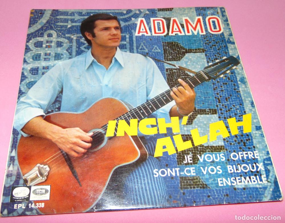 Discos de vinilo: Adamo &ndash; Inch Allah + 3 - EP 1967 - Foto 1