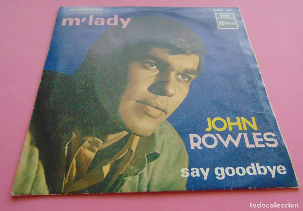 Discos de vinilo: John Rowles &ndash; Say Goodbye / M Lady - SINGLE 1968 - Foto 2