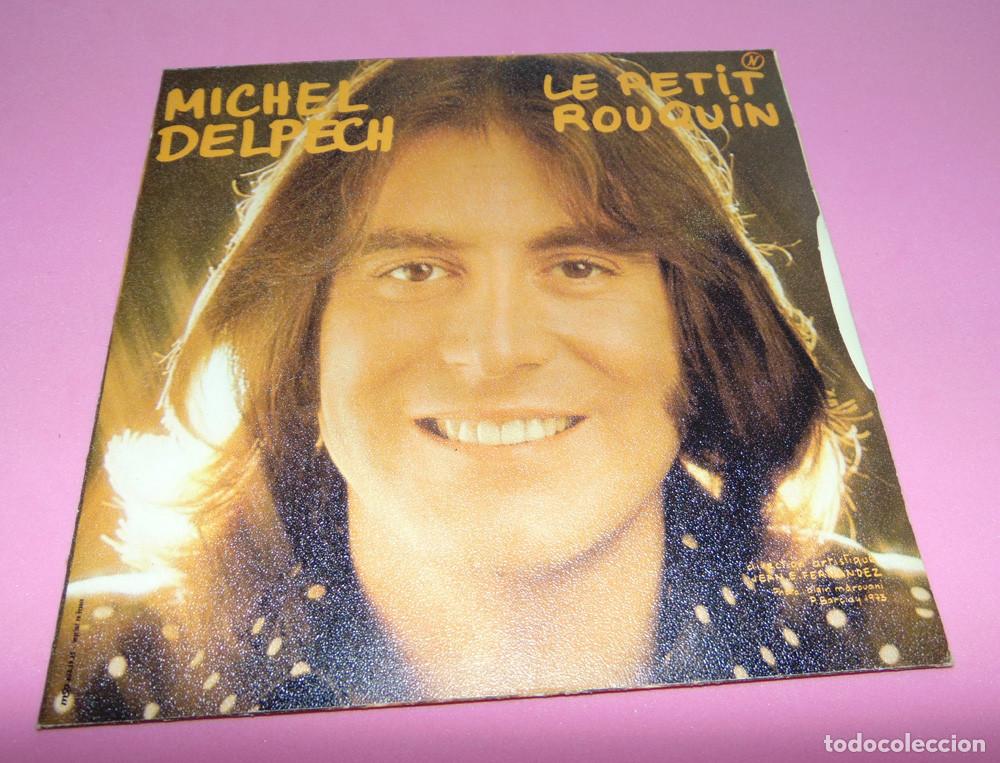 Discos de vinilo: Michel Delpech &ndash; Les Divorc&eacute;s - SINGLE FRANCES 1973 - Foto 2