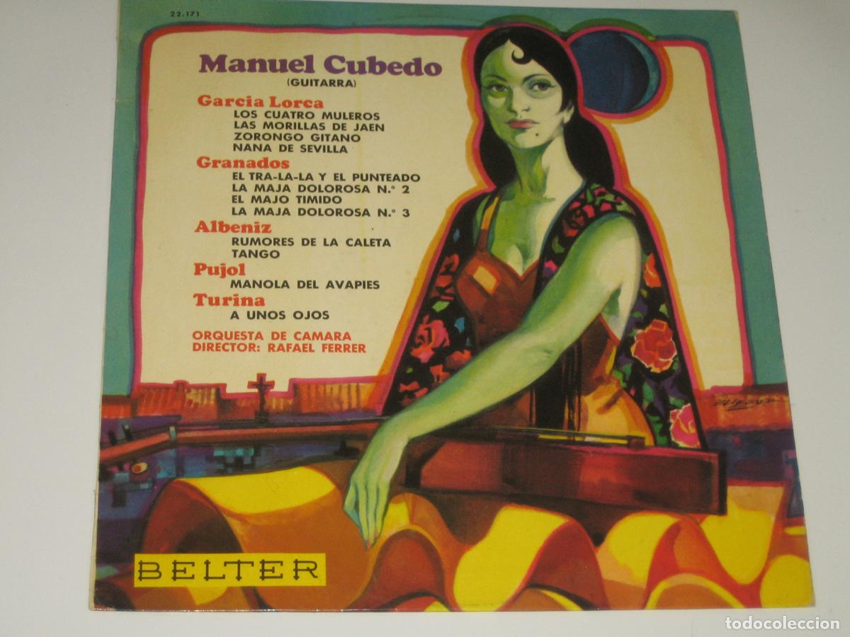 Discos de vinilo: DISCOFERTA - MANUEL CUBEDO - GUITARRA - Foto 1