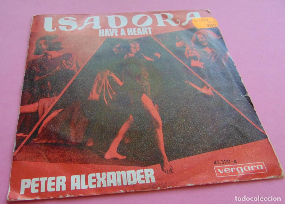 Discos de vinilo: Peter Alexander &ndash; Isadora - SINGLE 1969 - Foto 1