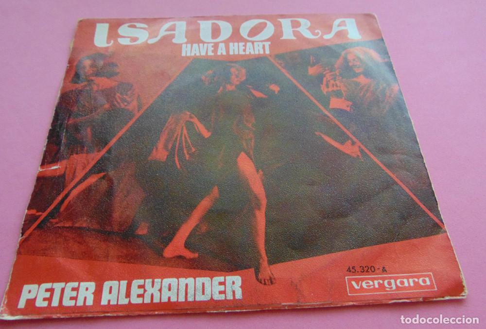 Discos de vinilo: Peter Alexander &ndash; Isadora - SINGLE 1969 - Foto 2