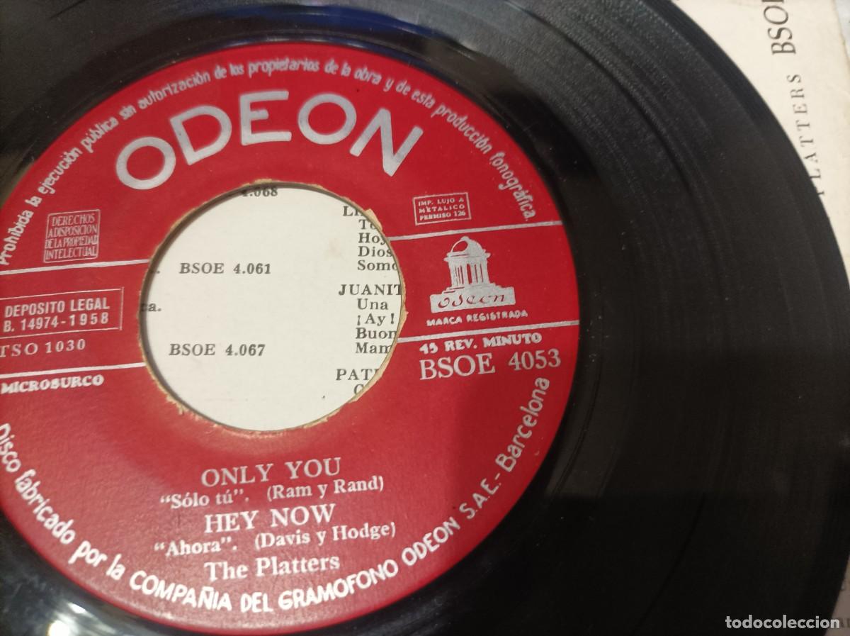 Discos de vinilo: Los Platters ep 1958 - Foto 3