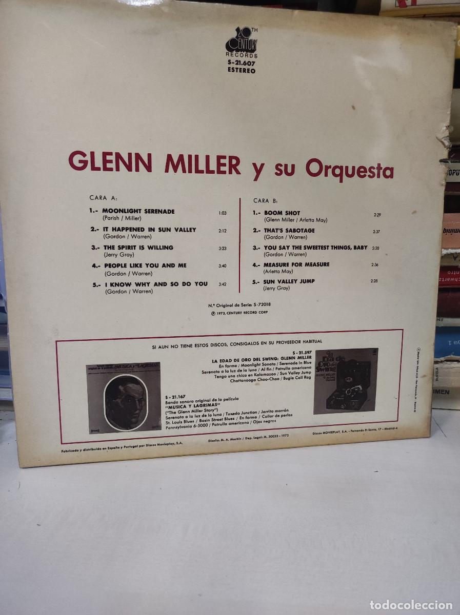 Discos de vinilo: Glenn Miller &ndash; Glenn Miller y Su Orquesta - Foto 2