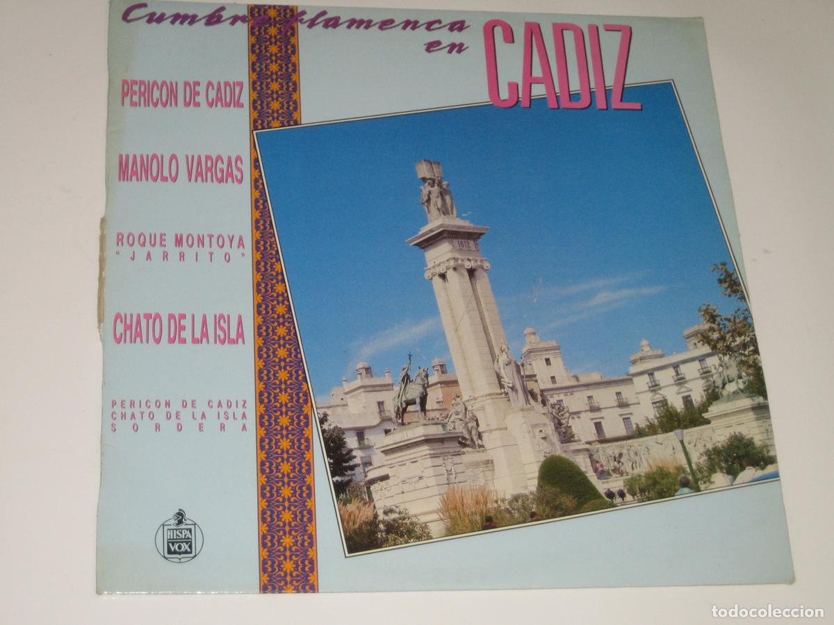 Discos de vinilo: DISCOFERTA - CUMBRE FLAMENCA EN CADIZ - Foto 1
