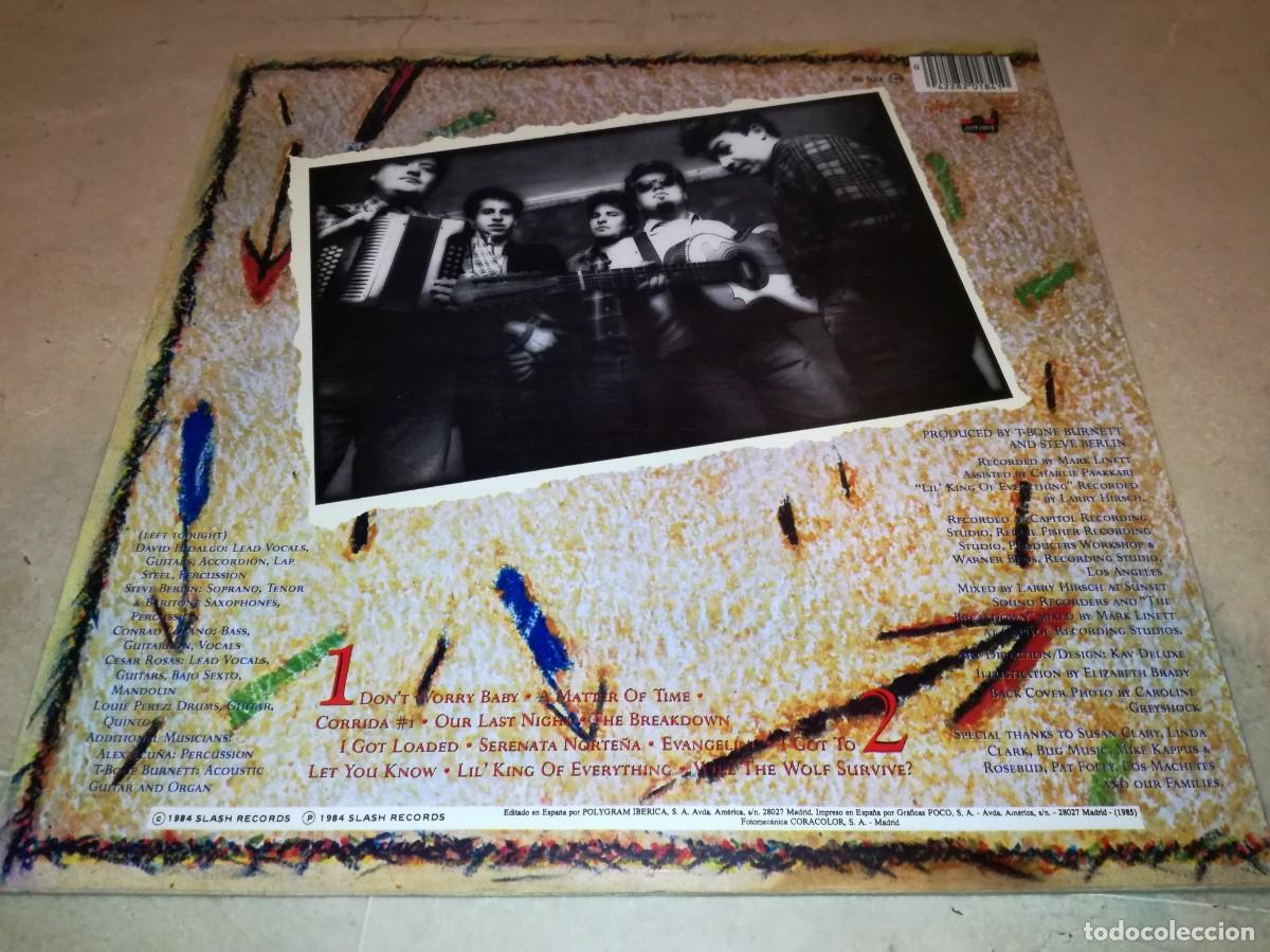 Discos de vinilo: LOS LOBOS-HOW WILL THE WOLF SURVIVE?-EDICI&Oacute;N ESPA&Ntilde;OLA - Foto 2