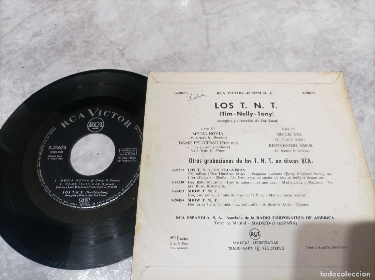 Discos de vinilo: Los TNT ep media novia - Foto 2