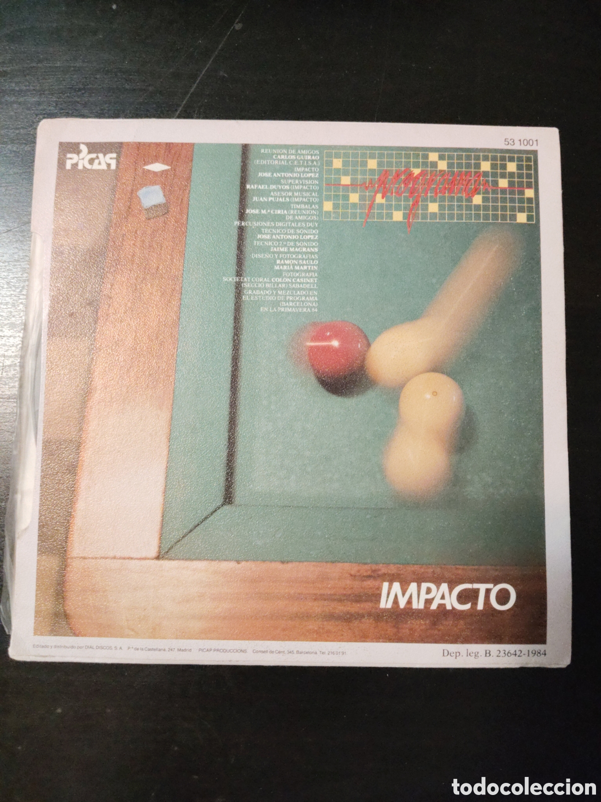 Discos de vinilo: Programa&nbsp;&ndash;&nbsp;Reuni&oacute;n De Amigos. Vinilo 7&rdquo;. 1984 Espa&ntilde;a - Foto 2