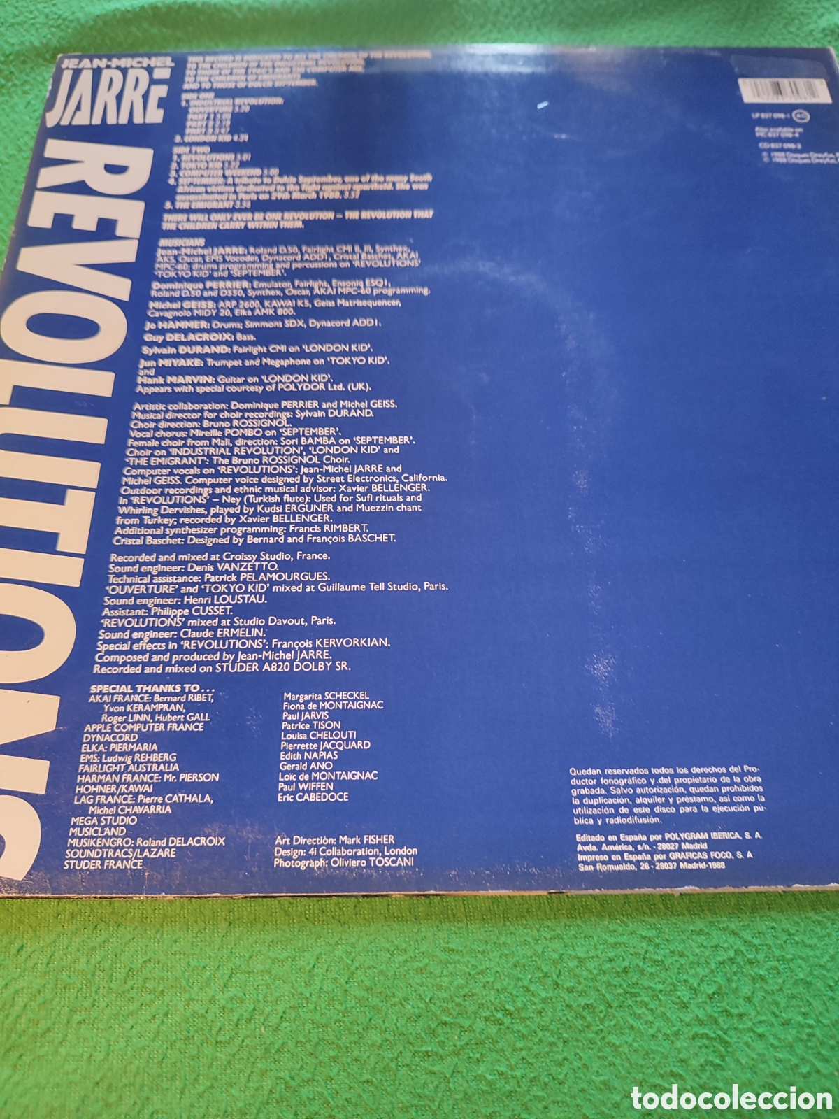 Discos de vinilo: Jean-Michel Jarre - Revolutions - Foto 2
