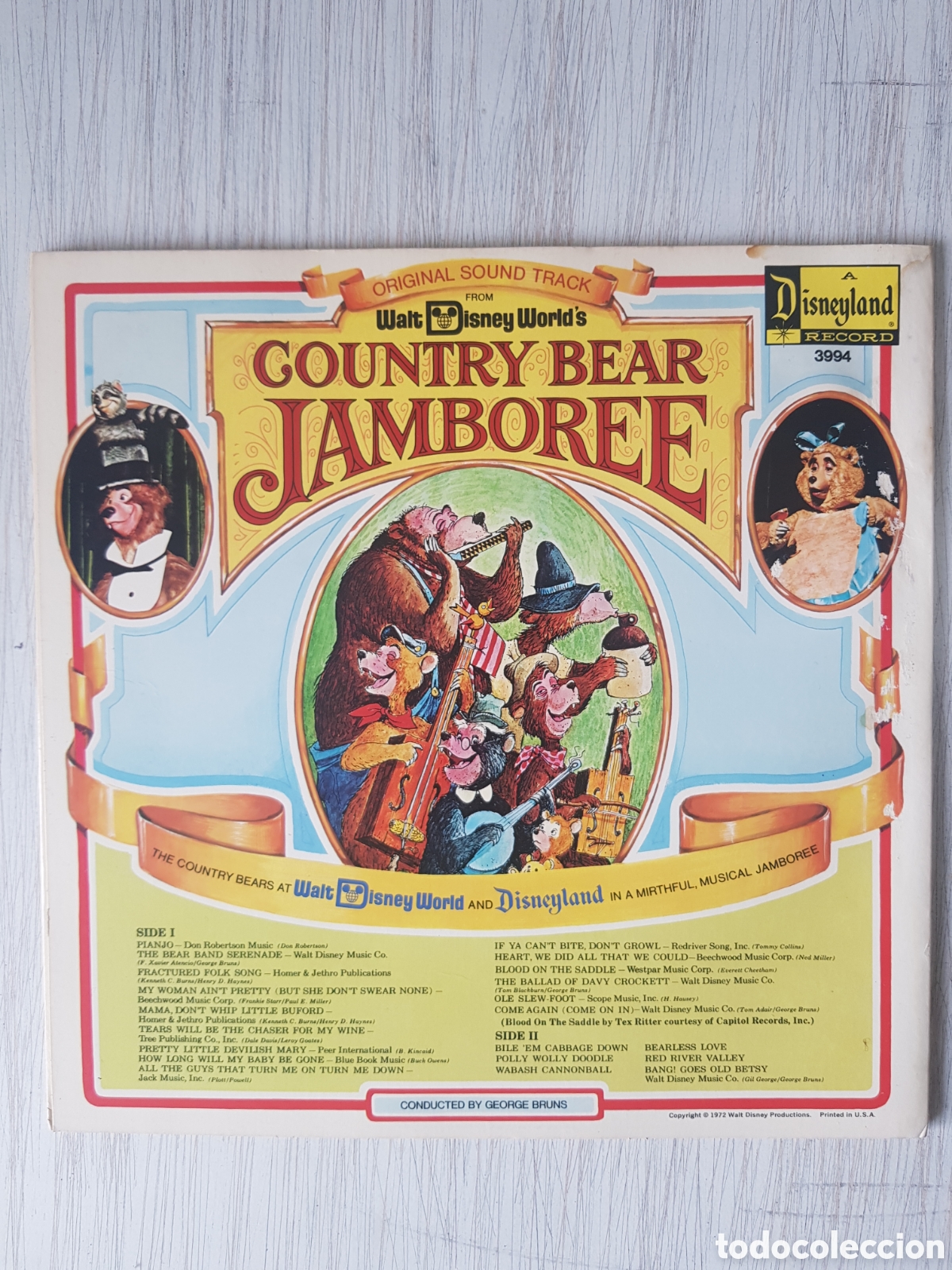 Discos de vinilo: Country Bear Jamboree Walt Disney - Foto 3