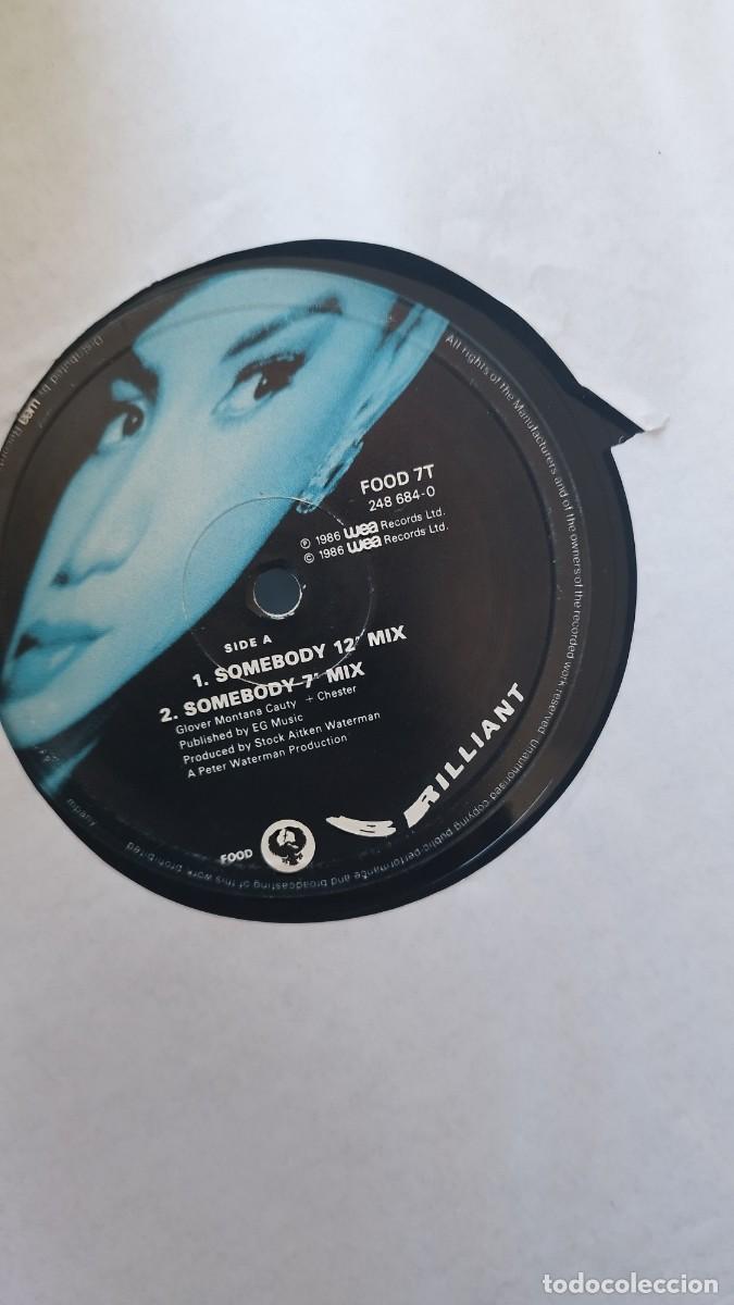 Discos de vinilo: Brilliant &ndash; Somebody. Vinilo maxi single UK - Foto 2