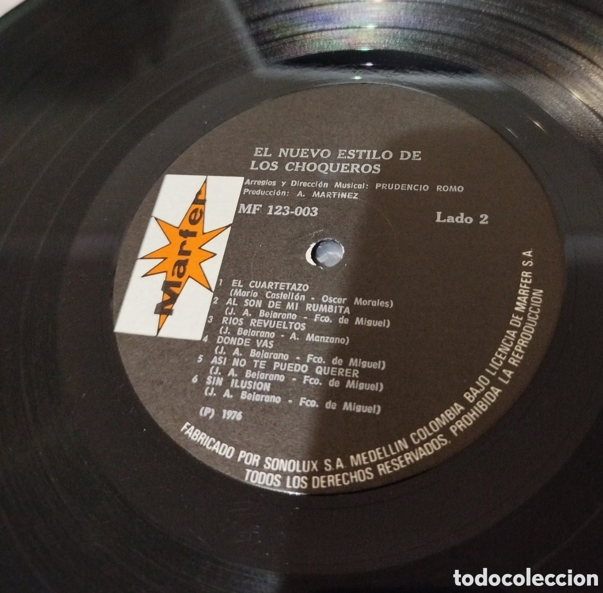 Discos de vinilo: Los Choqueros - El nuevo estilo de los Choqueros - Foto 3