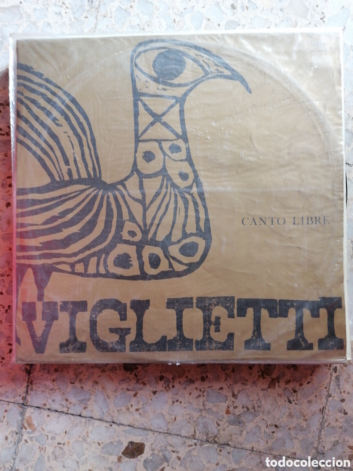 Discos de vinilo: LP CANTO LIBRE DANIEL VIGLIETTI URUGUAY 1970 INSERT - Foto 1