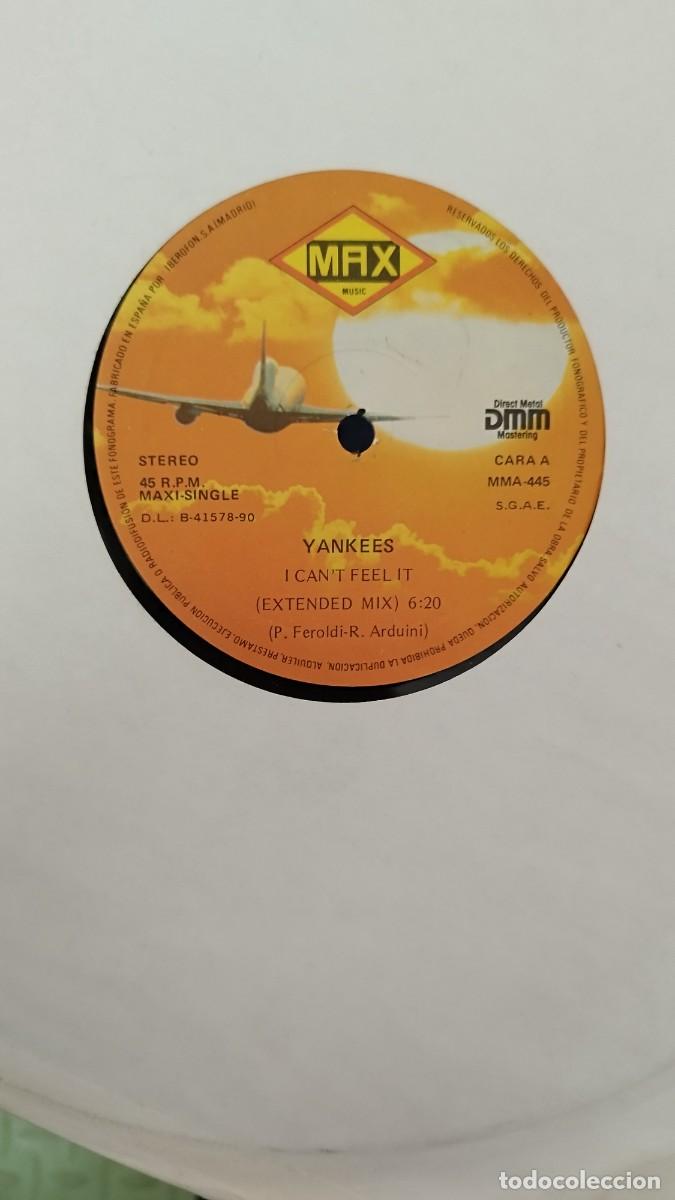 Discos de vinilo: Yankees &ndash; I Cant Feel It. Vinilo Maxi single 12&rdquo;. - Foto 1