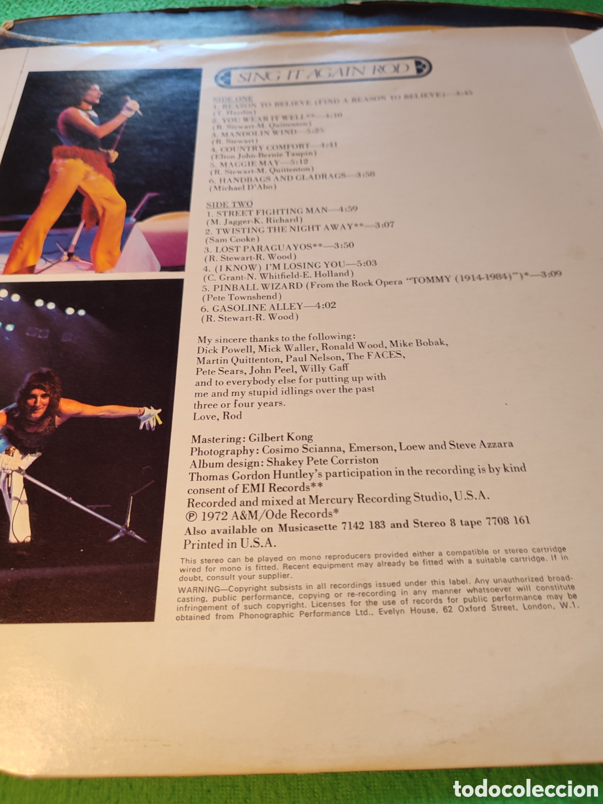 Discos de vinilo: Rod Stewart - Sing It again Rod Vinilo Lp - Foto 4