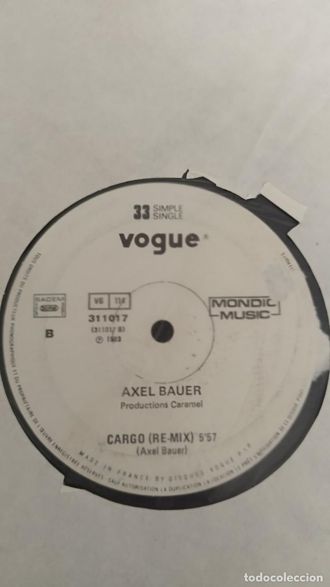 Discos de vinilo: Axel Bauer &ndash; Cargo. Vinilo Maxi single 12&rdquo; - Foto 3