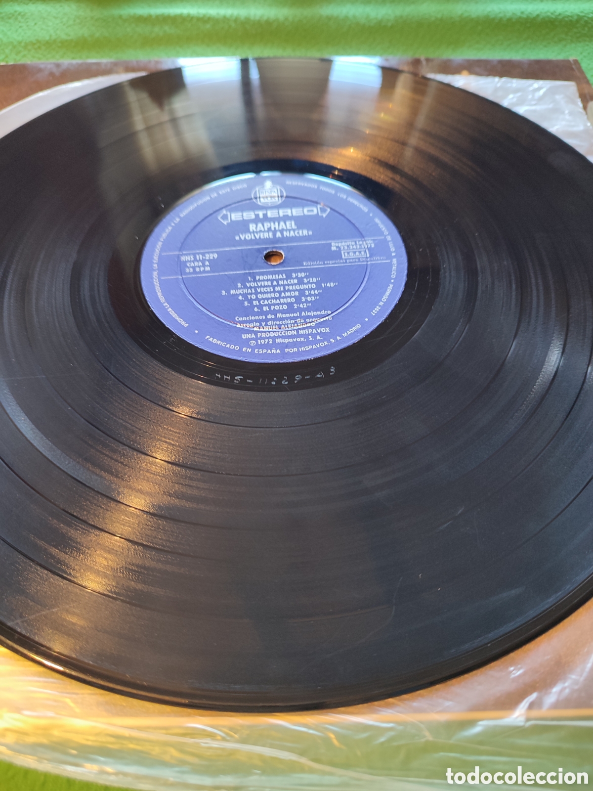 Discos de vinilo: Raphael - Volver&eacute; a nacer Vinilo Lp - Foto 3