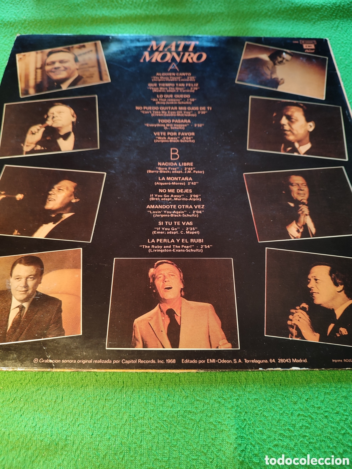 Discos de vinilo: Matt Monro - Grandes &eacute;xitos en espa&ntilde;ol - Foto 2