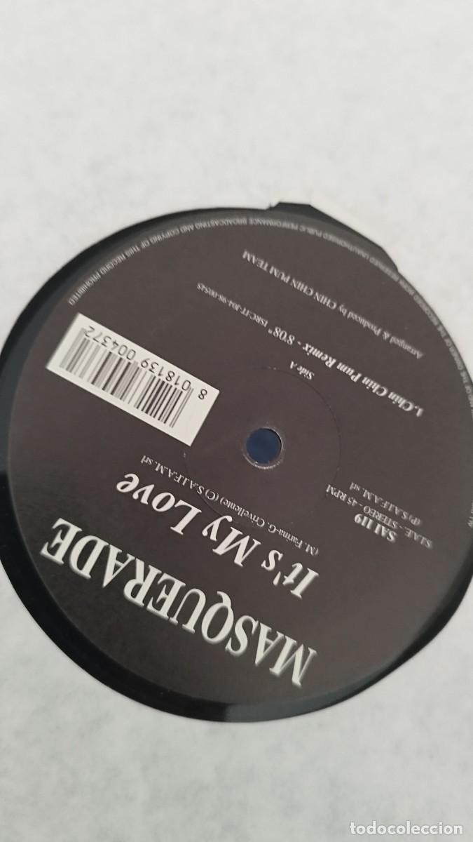 Discos de vinilo: Masquerade &ndash; Its My Love. Vinilo Maxi single 12&rdquo; - Foto 3