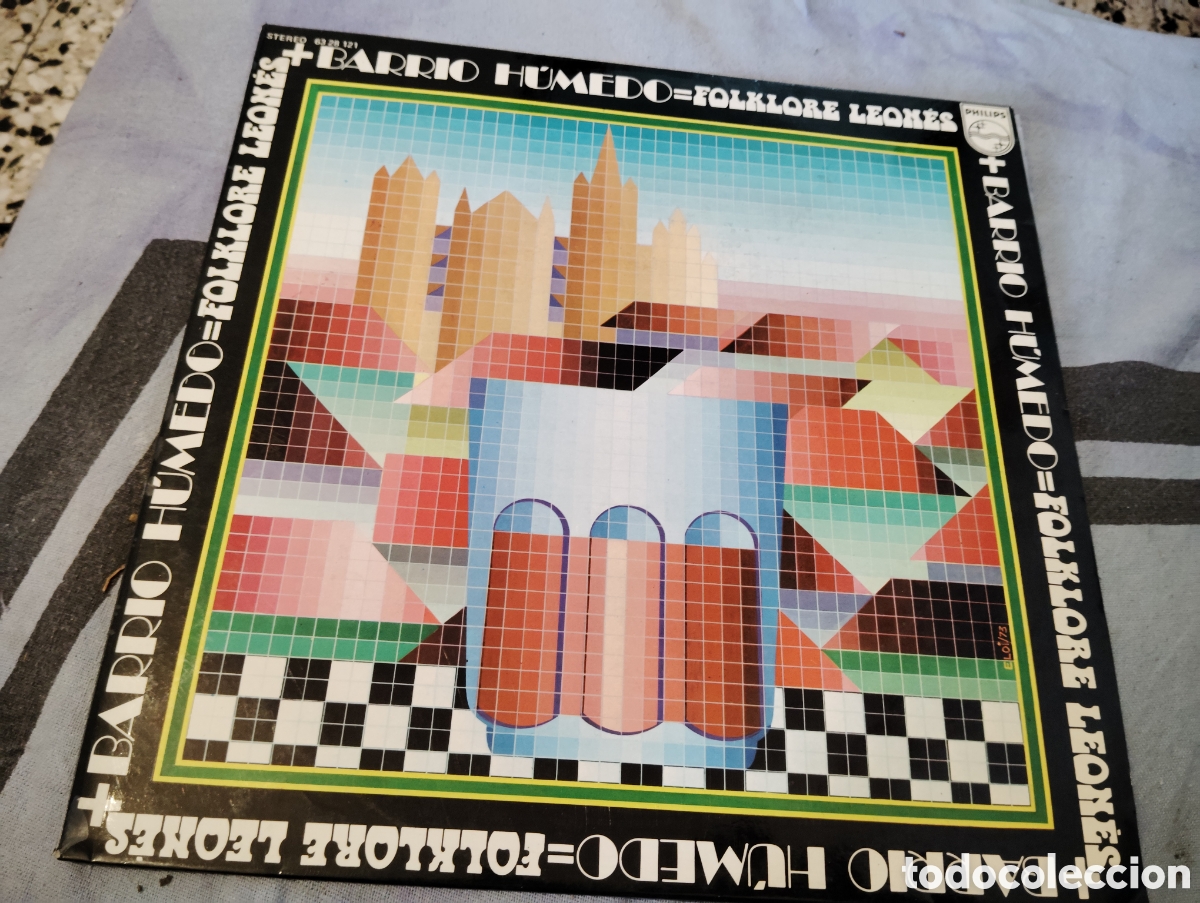 Discos de vinilo: BARRIO HUMEDO - FOLKLORE LEONES , 1973 - Foto 1