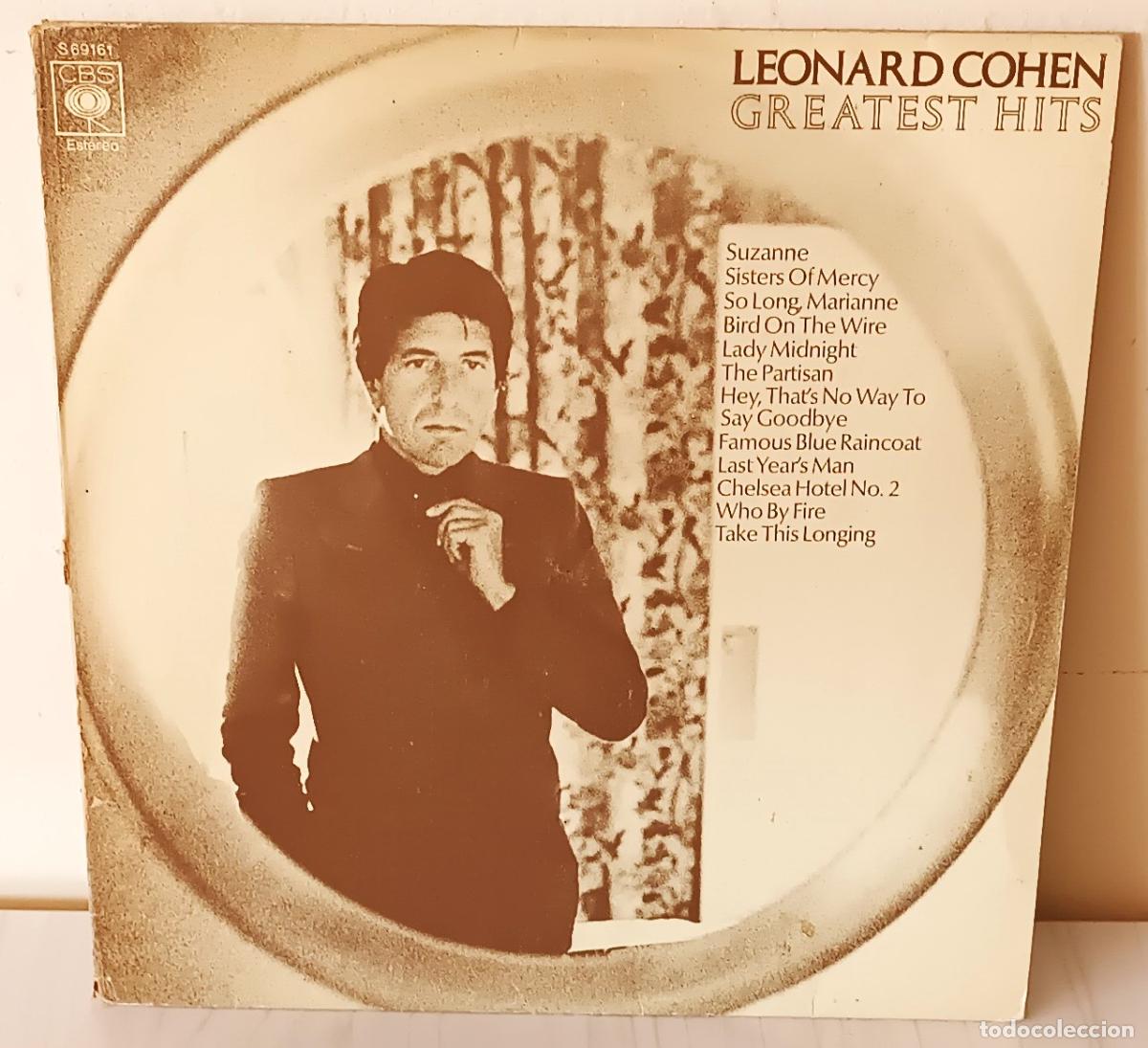 Discos de vinilo: LEONARD COHEN - GREATEST HITS CBS - 1976 - Foto 1