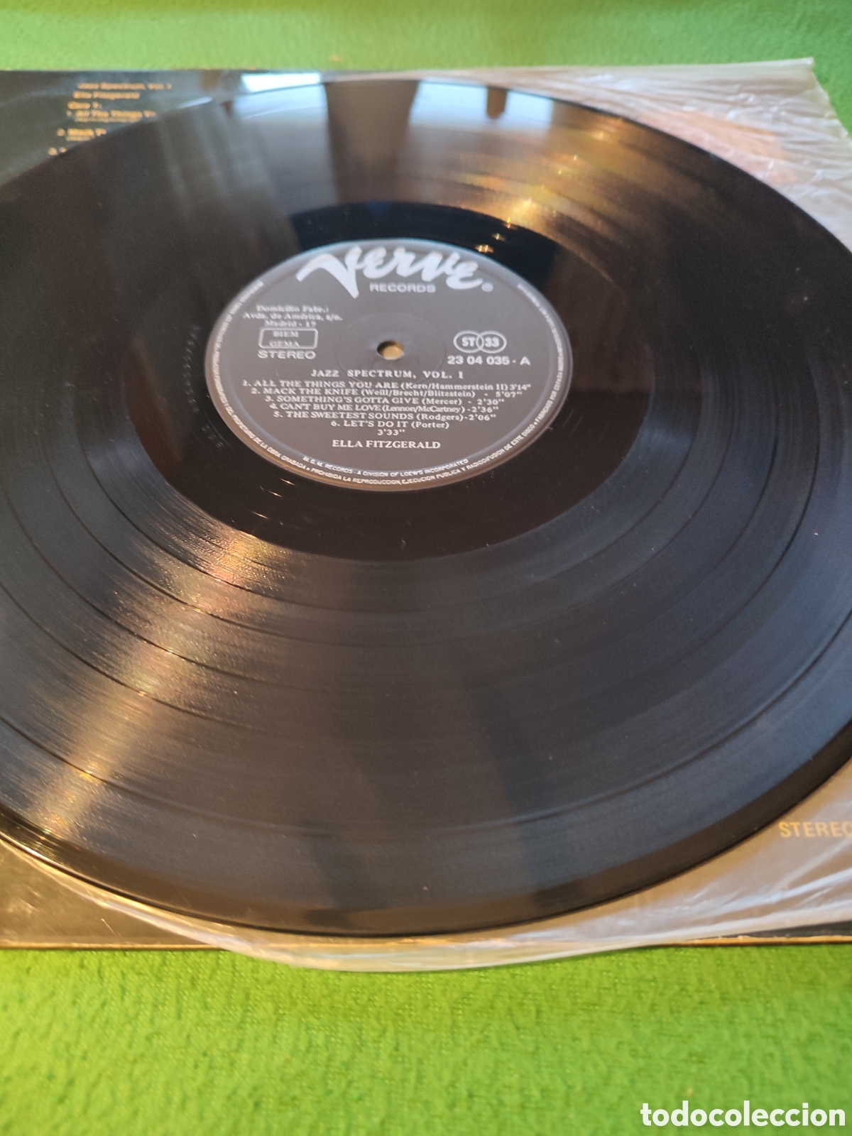 Discos de vinilo: Ella Fitzgerald - Jazz Spectrum Vol 1 - Foto 3