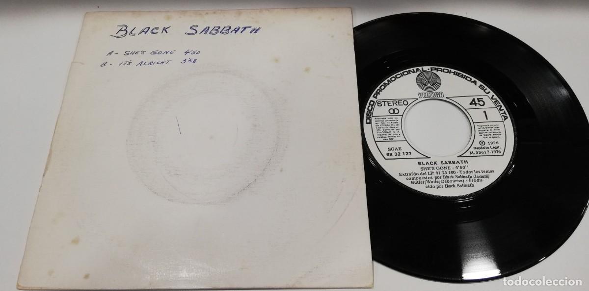 Discos de vinilo: MOSTRAD- BLACK SABBATH SINGLE 7&rdquo; - Foto 1