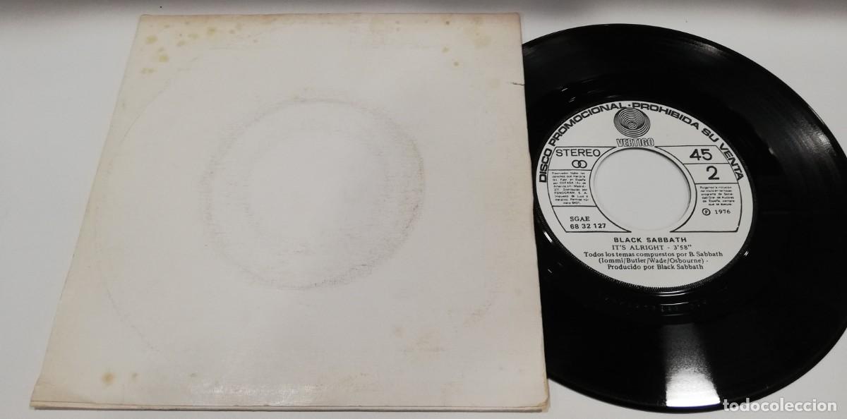Discos de vinilo: MOSTRAD- BLACK SABBATH SINGLE 7&rdquo; - Foto 2