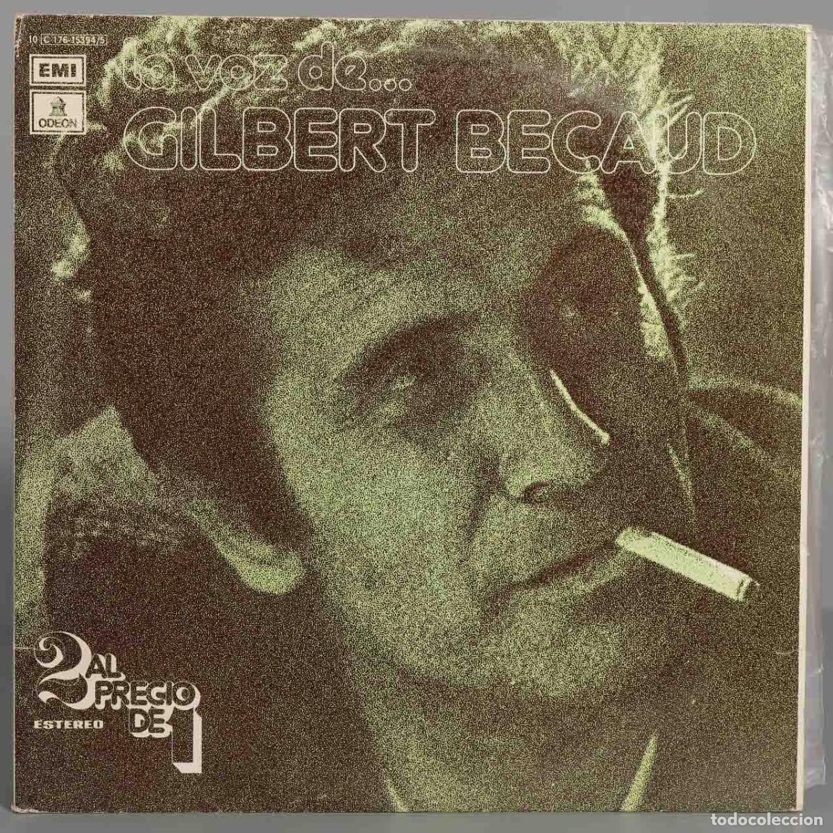 Discos de vinilo: LP. Gilbert B&eacute;caud &ndash; La Voz De... - Foto 1