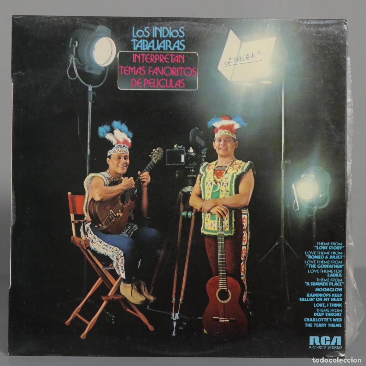 Discos de vinilo: LP. Los Indios Tabajaras &ndash; Interpretando Temas Favoritos de Pel&iacute;culas - Foto 1